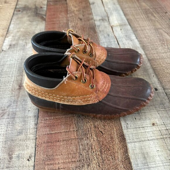 Vintage LL Bean Maine Hunting Shoe Size 6 Mens Duck Boots Waterproof - Picture 10 of 11